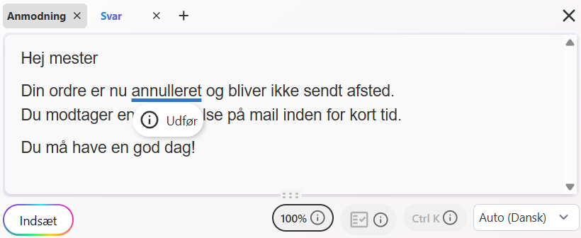 Løs - Luk sager med få klik